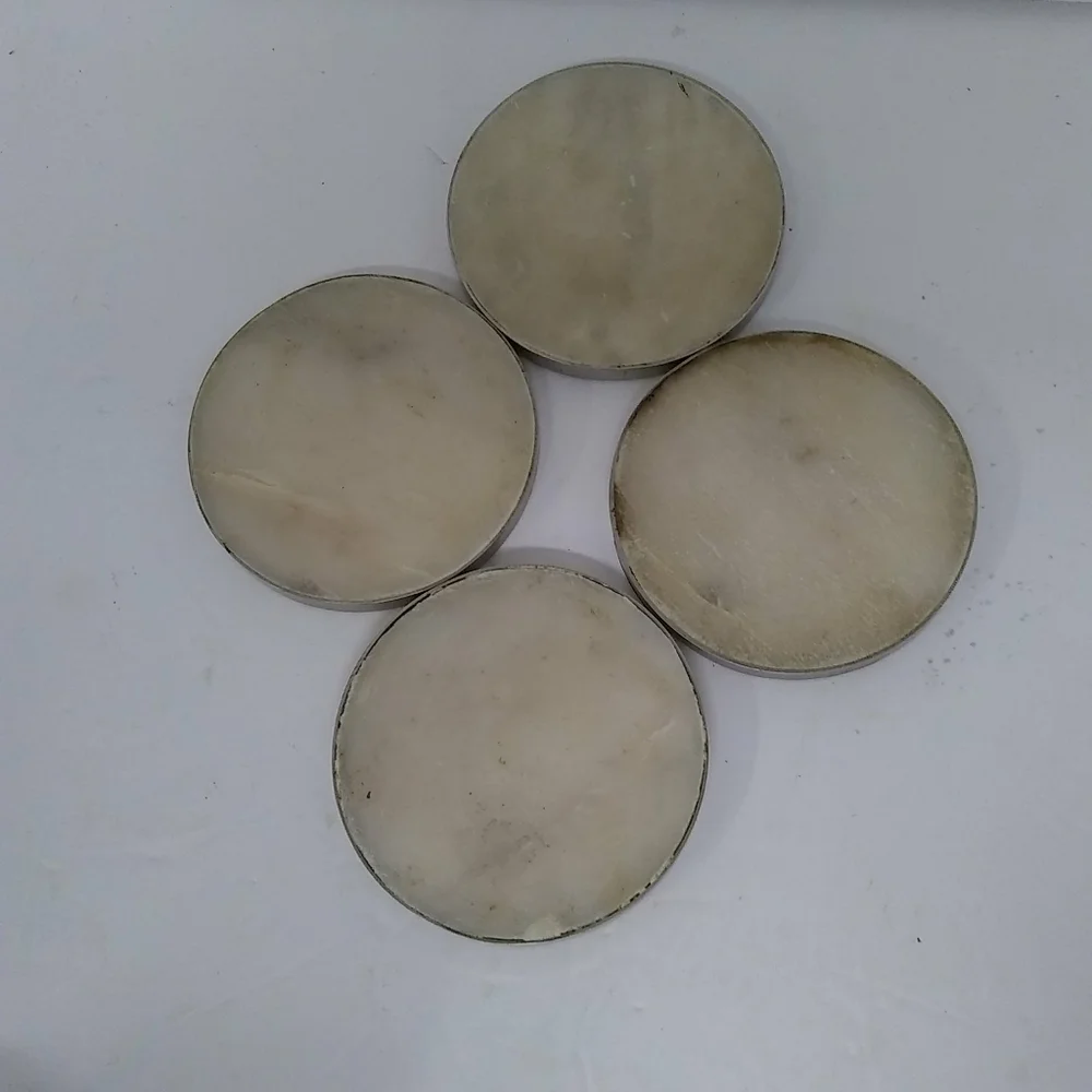 ARTISIAN De LUXE Coasters White Granite Marble 4
